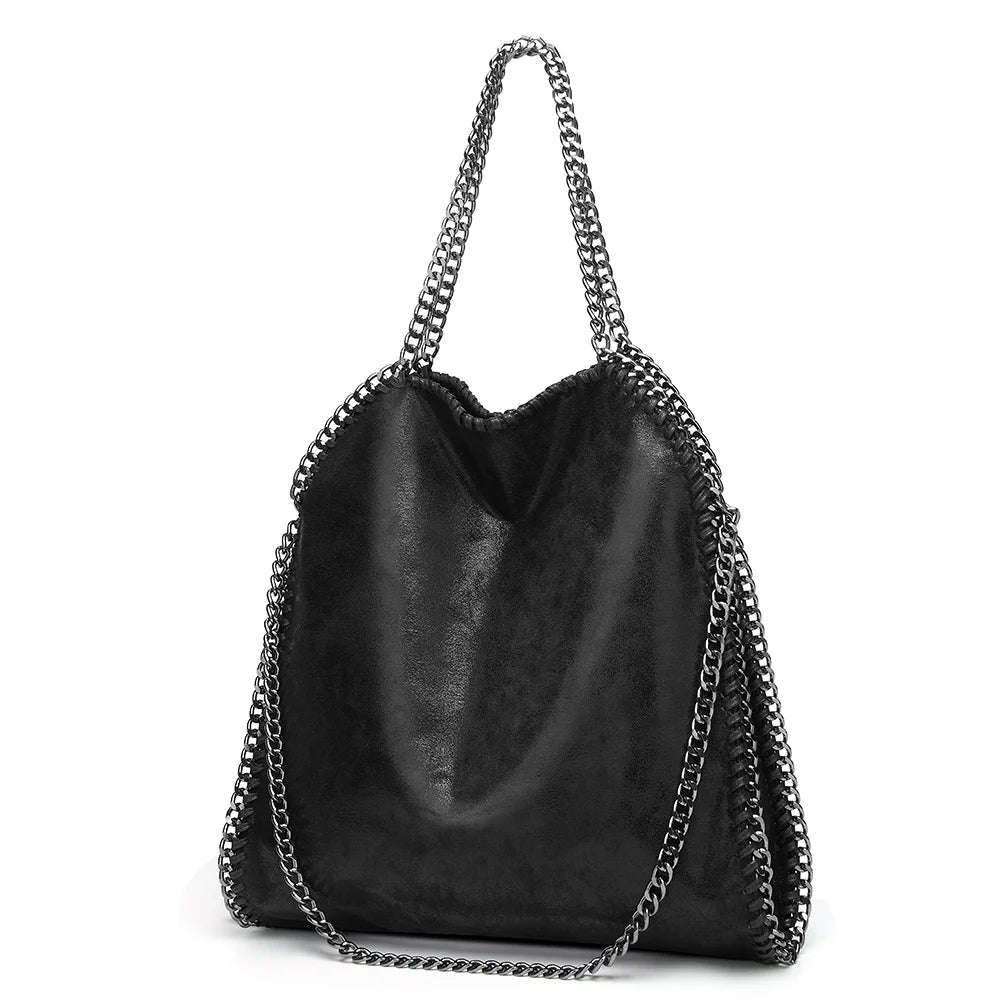 Chain Luxe Tote