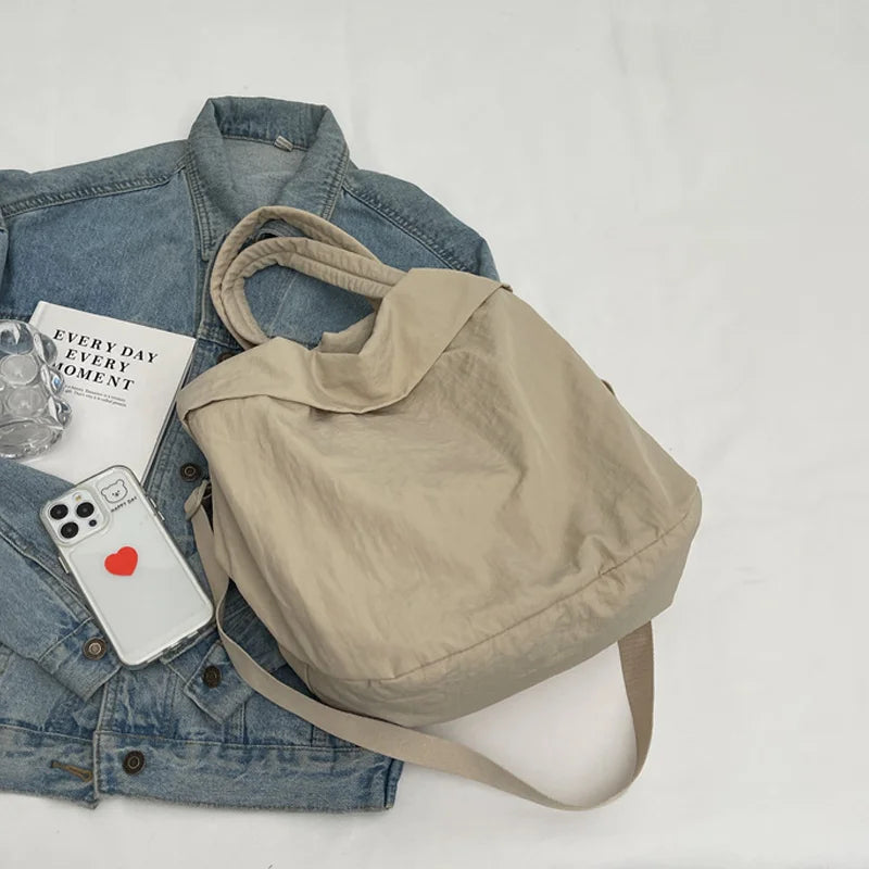 Style Lightweight Nylon Shoulder Bag