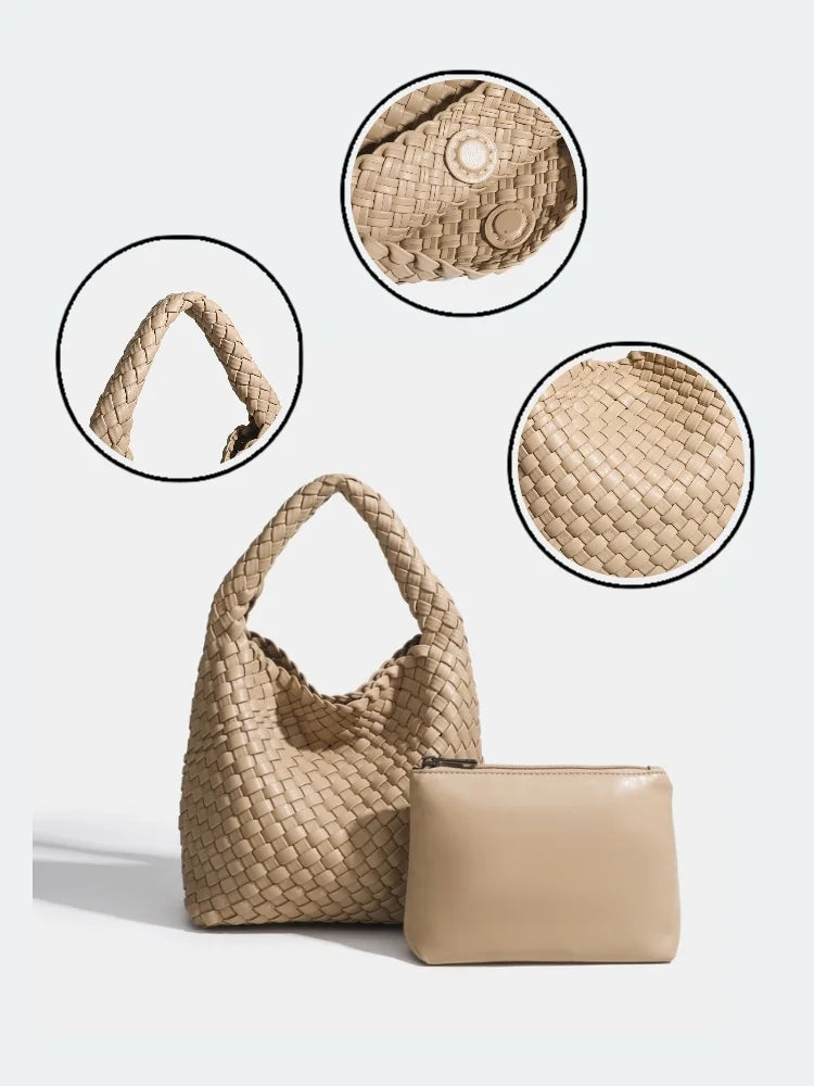 Elegance Woven Handbag