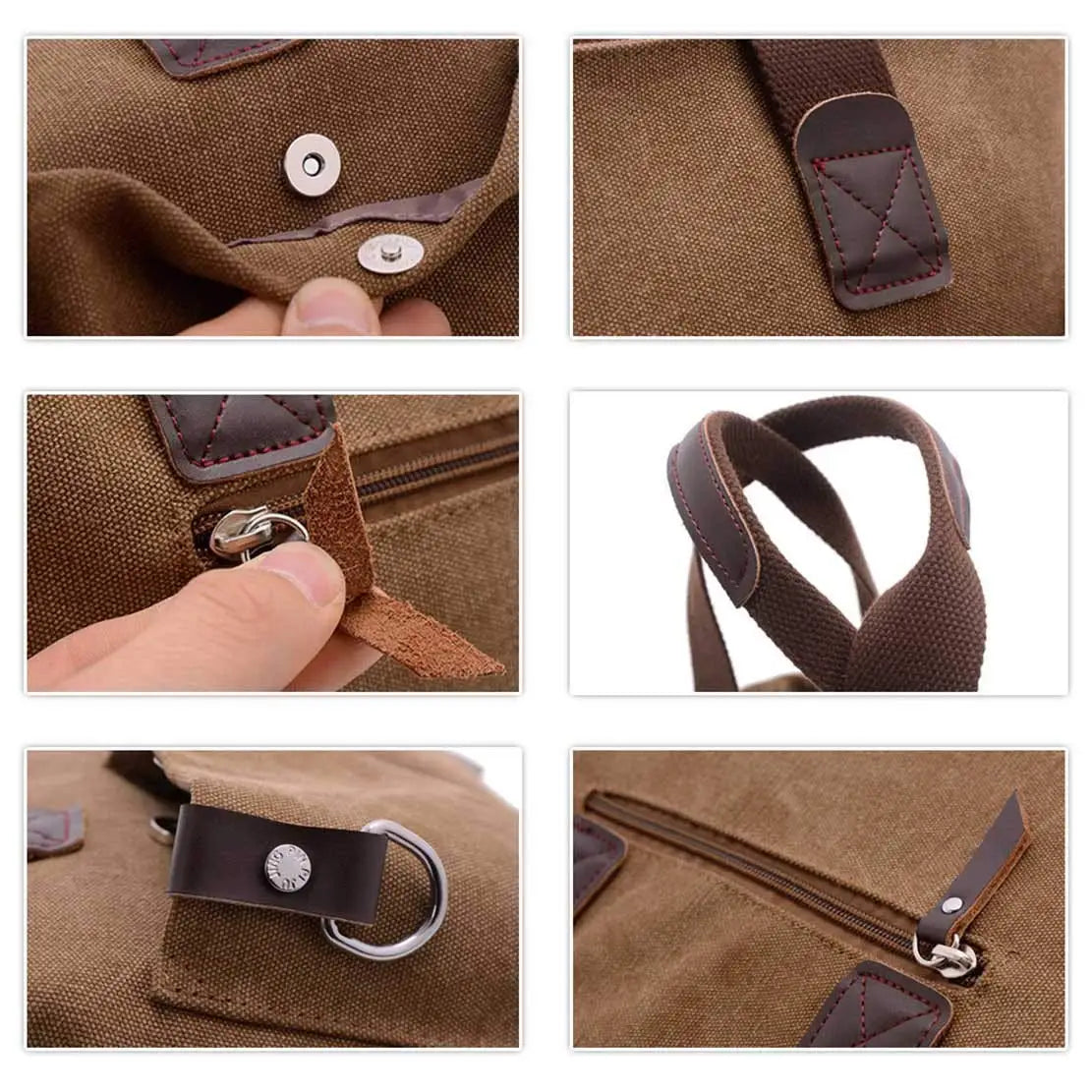 Vintage Canvas Laptop Bag