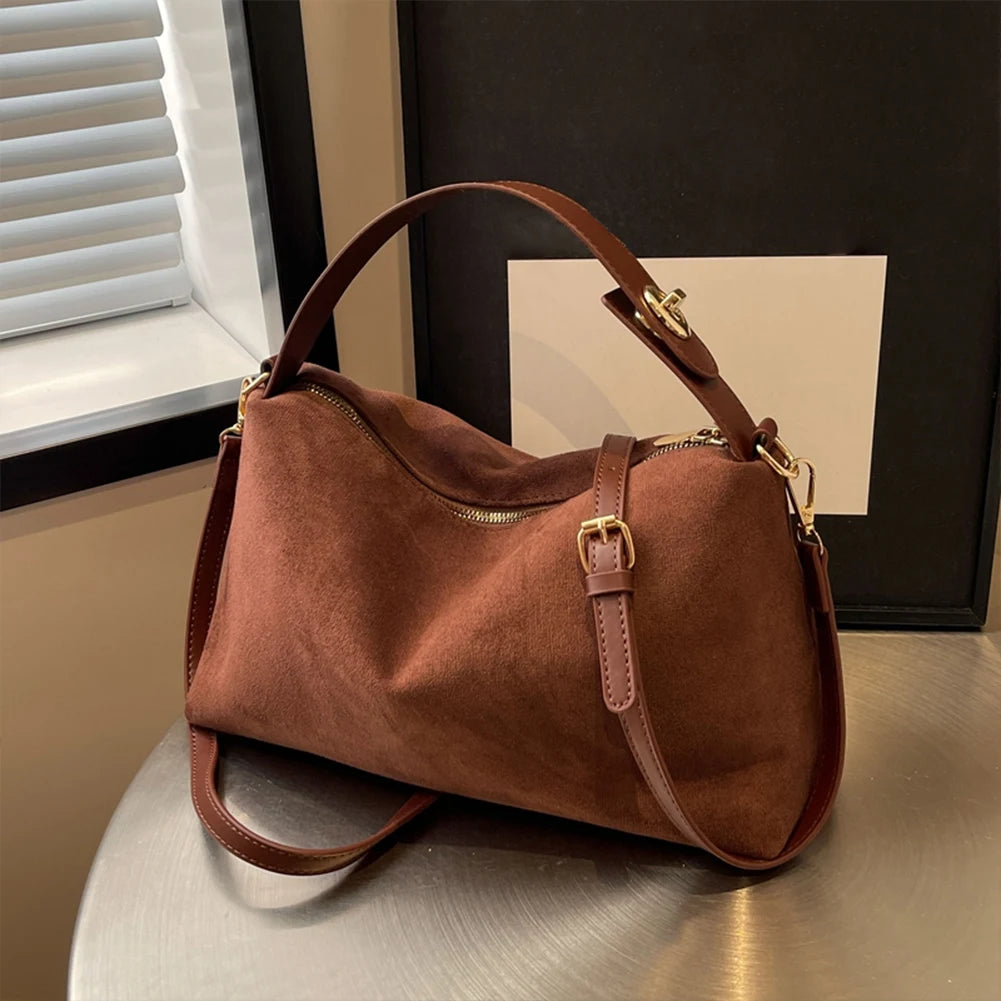 Classic Suede Handbag