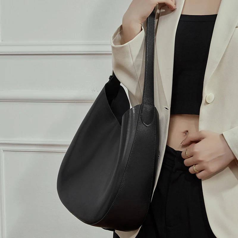 Premium Leather Work Tote