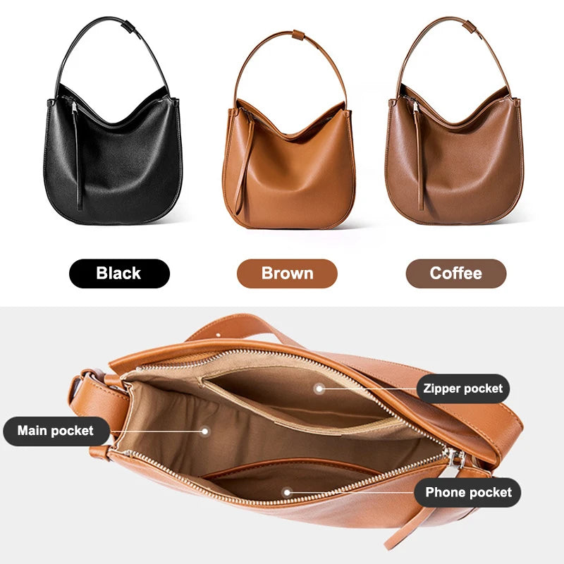 Luxury Cowhide Tote