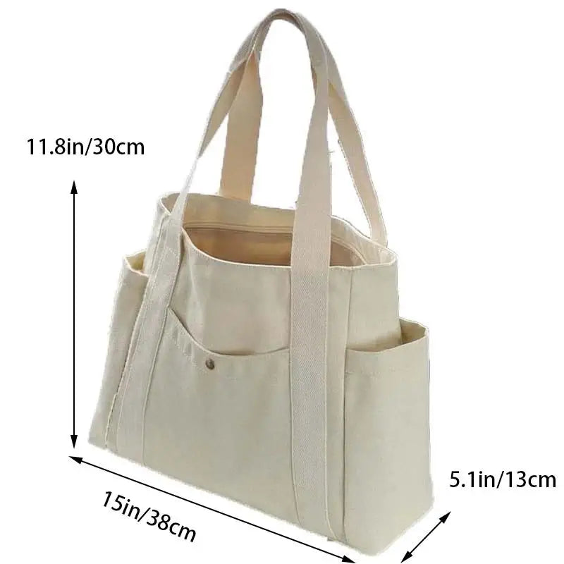 Versatile Canvas Shoulder Bag