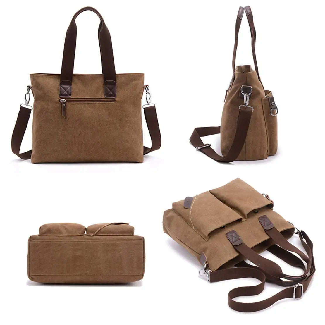 Vintage Canvas Laptop Bag