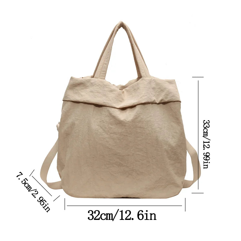 Style Lightweight Nylon Shoulder Bag