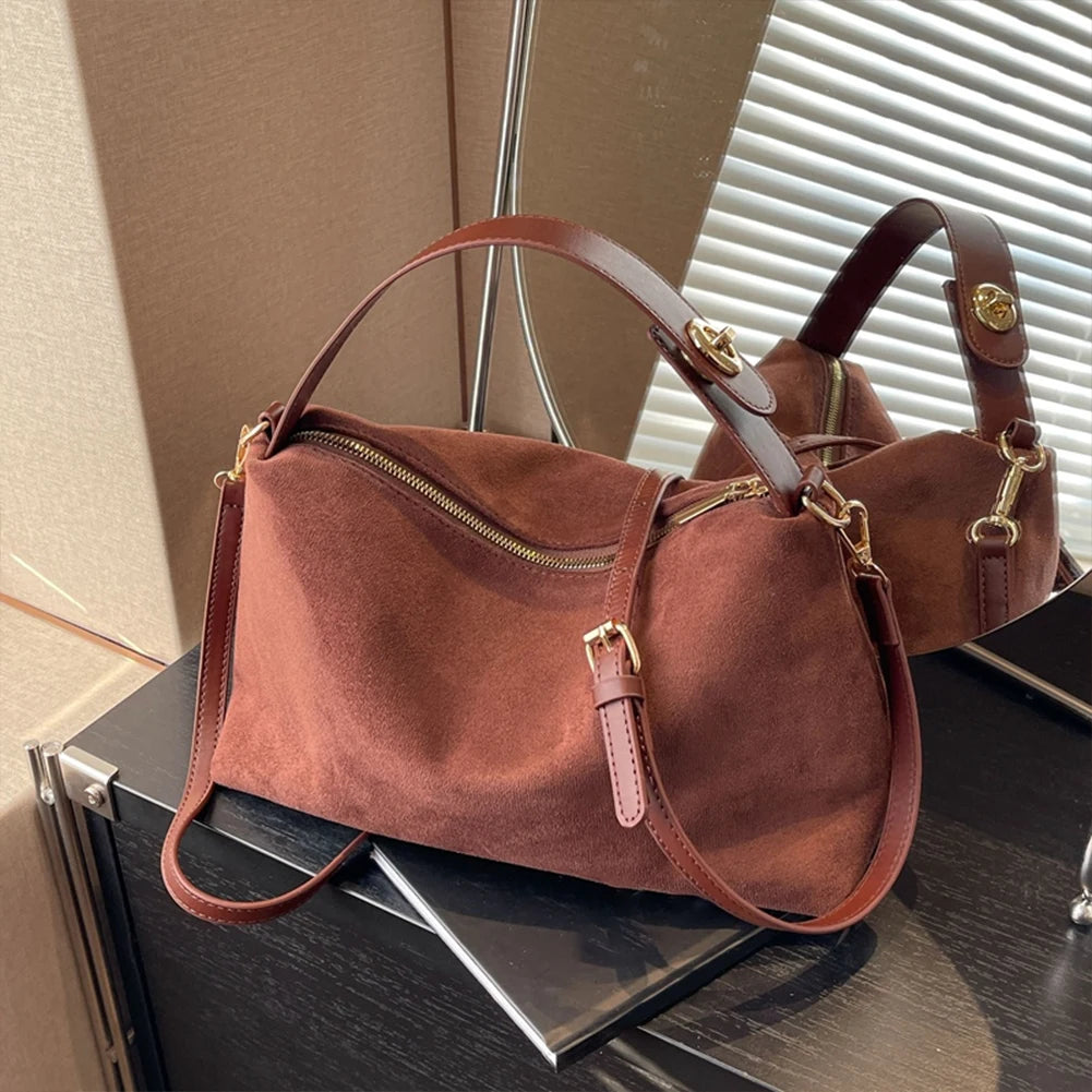 Classic Suede Handbag
