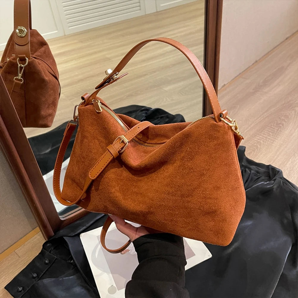 Classic Suede Handbag