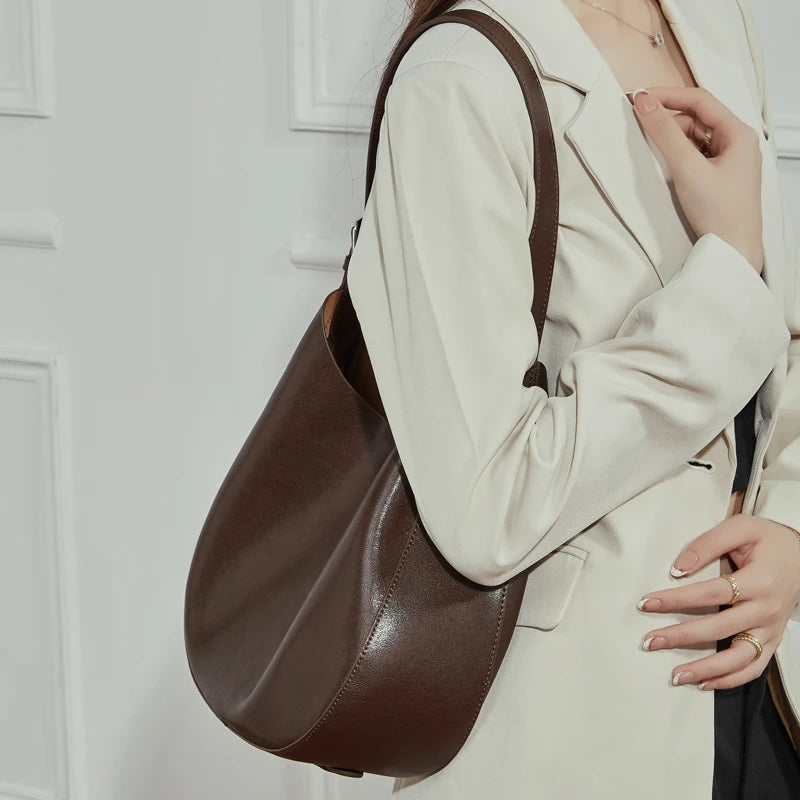 Premium Leather Work Tote